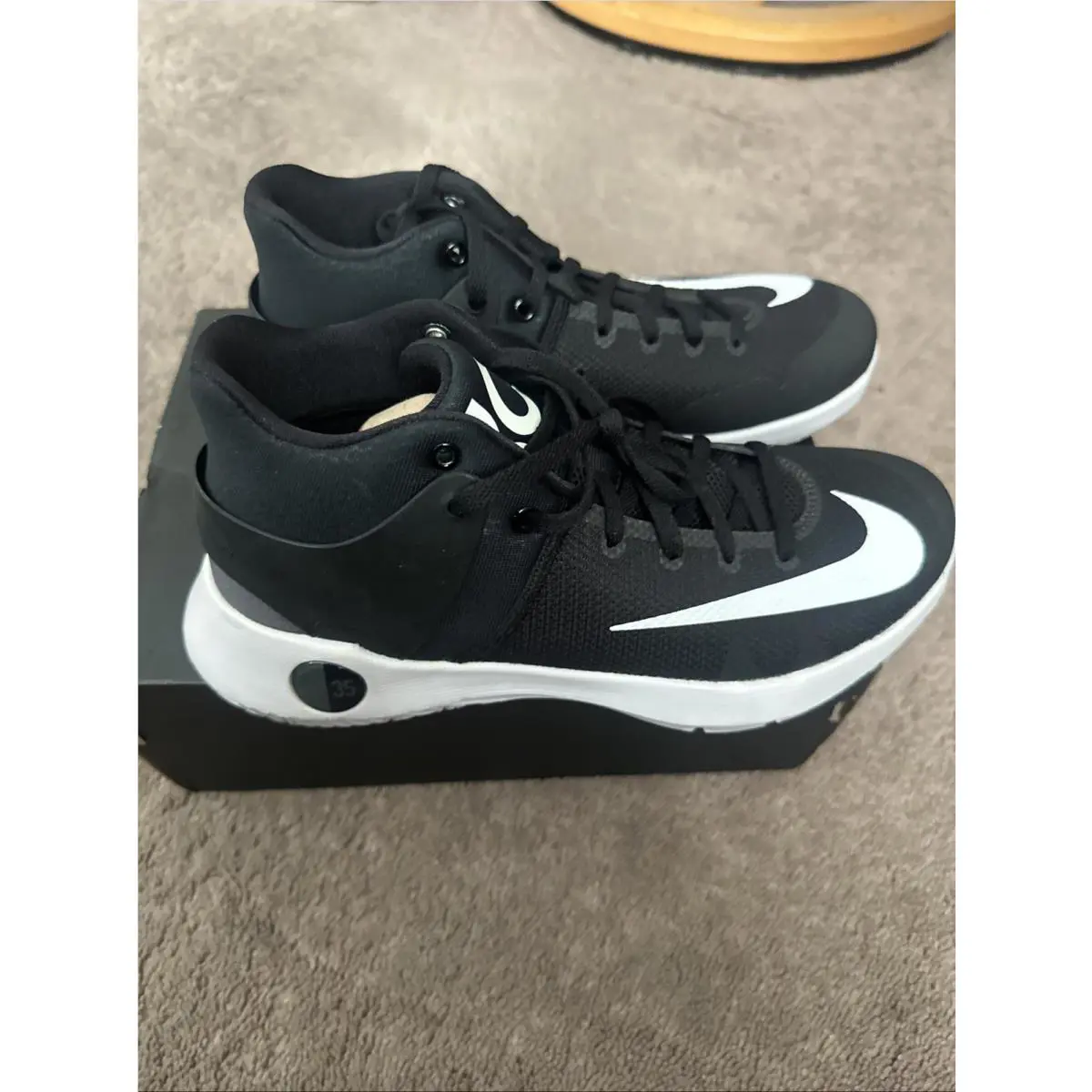 Nike shoes - Nike KD Trey 5 4 - 844571-010 - Black, Manufacturer: Black/White 2