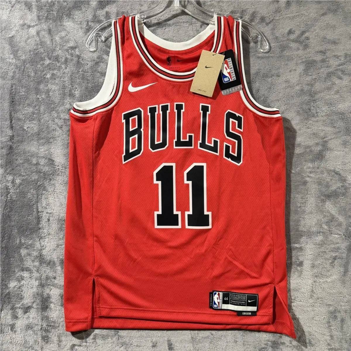 Nike Nba 11 Derozan Chicago Bulls Basketball Jersey DN2000-658 Mens 44 Medium