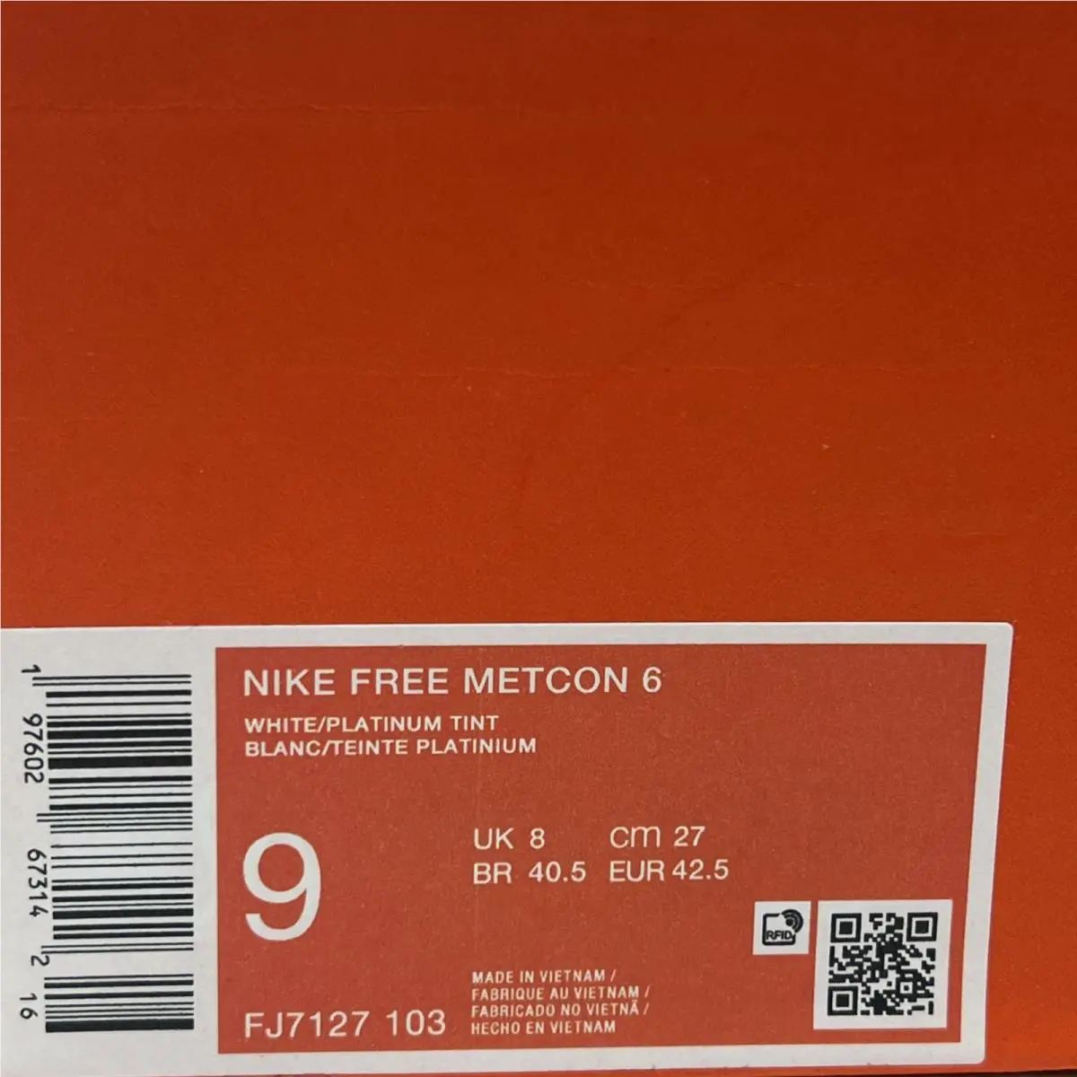 Nike shoes - Nike Free Metcon - Free Metcon - FJ7127 103 - White 5
