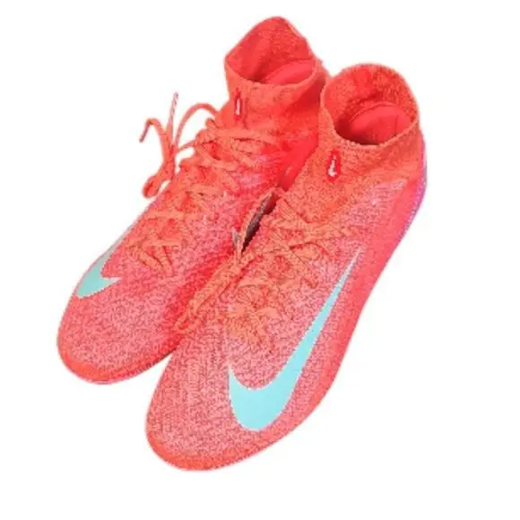 Nike Mercurial Superfly 10 Elite FG Soccer Cleats Bright Crimson Aqua US 11.5 Nw