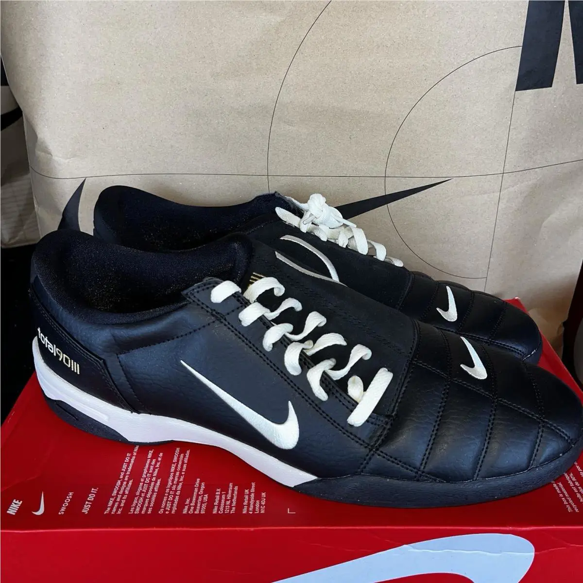 Nike Total 90 Black/coconut Milk Nby IO2083 010 Men Size 15