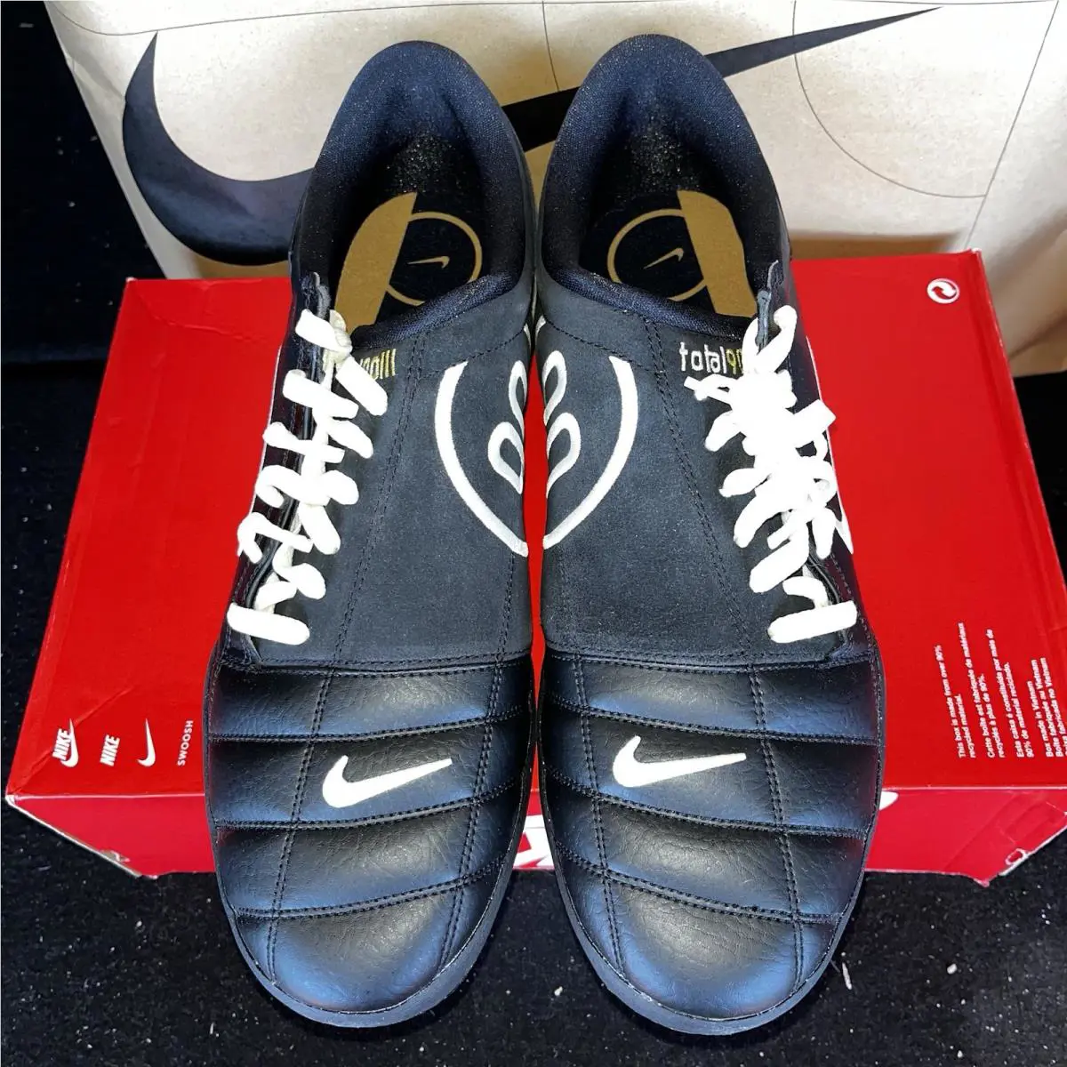 Nike shoes - Nike Total 90 - Total - IO2083-010 - Black/Metallic Gold/Light Orewood Brown/Coconut Milk 2