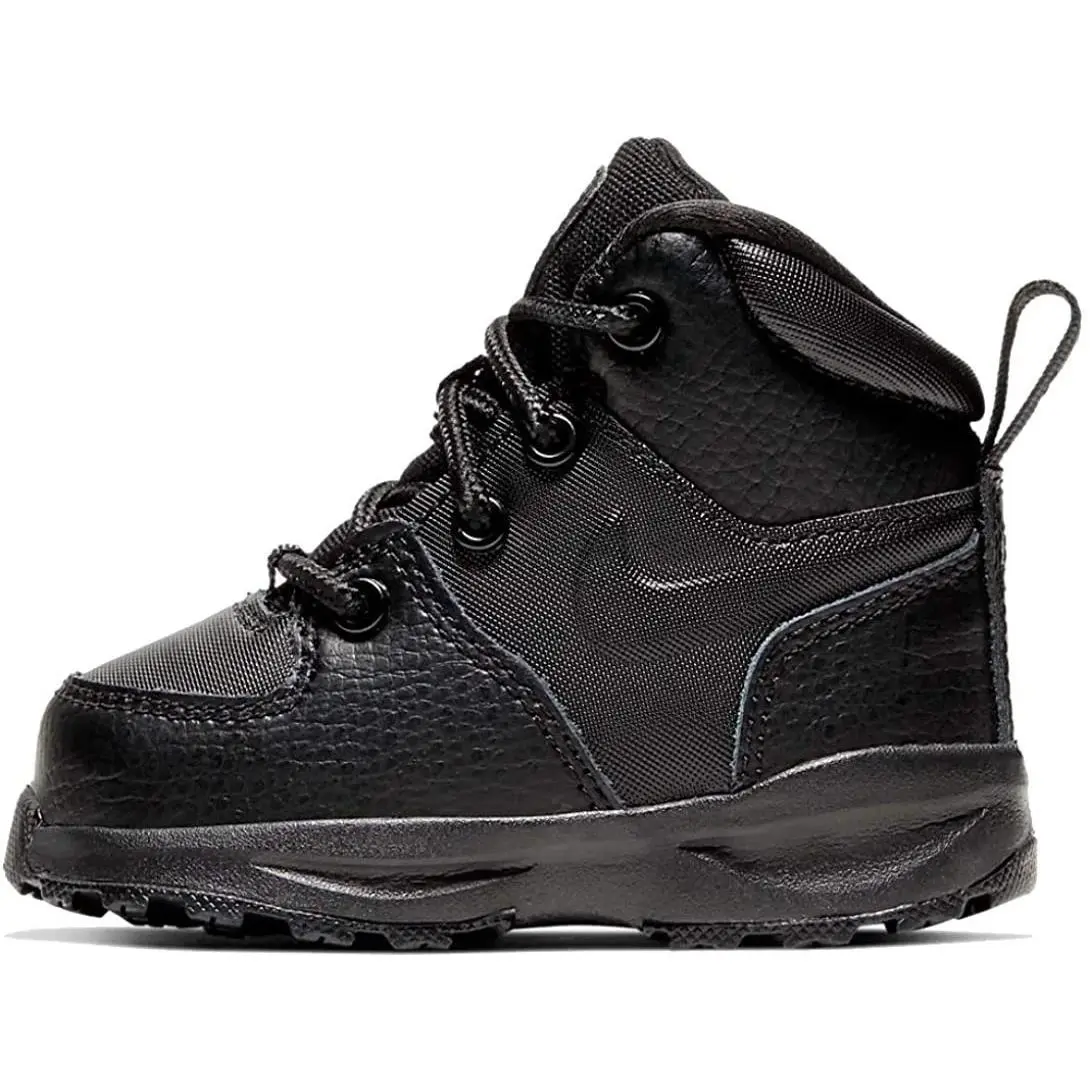 Nike Infant/toddler Manoa Ltr TD Black/black-black BQ5374 001 Sz 11c