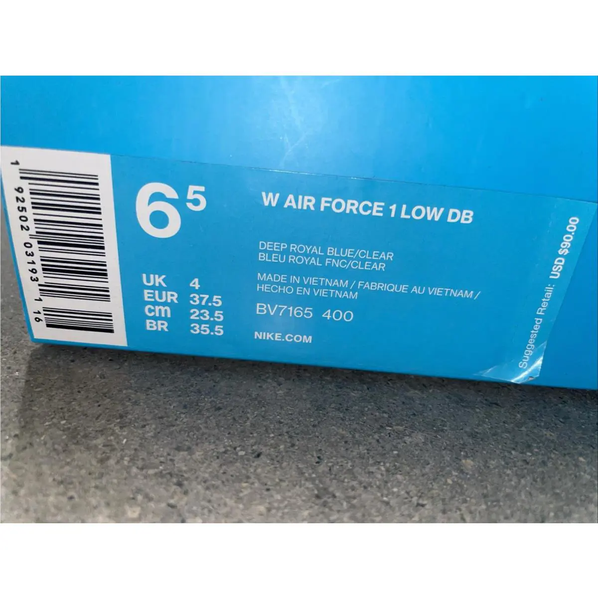 Nike shoes - Nike Air Force 1 Low - BV7165-400 - Blue 6