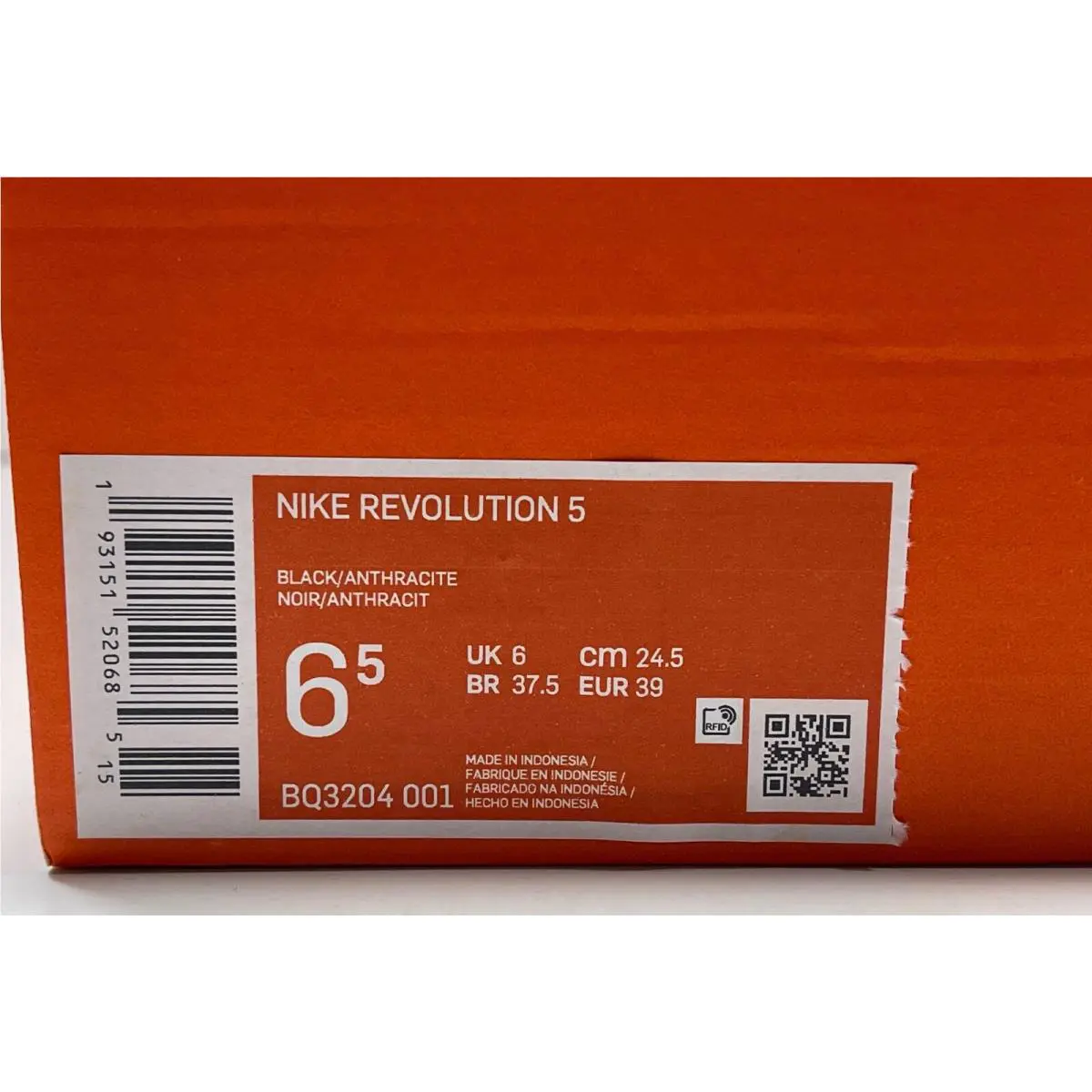 Nike shoes - Nike Revolution 5 - Revolution - BQ3204001 - Black/Anthracite (UPC: 193151520685) 9