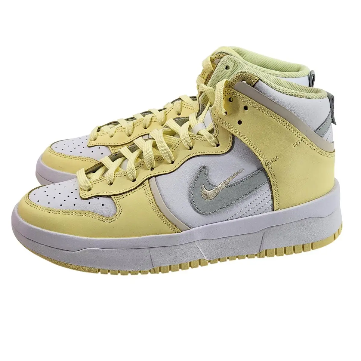 Nike Dunk High Up Citron Tint White DH3718-105 Womens 9 Sneakers High Top Yellow