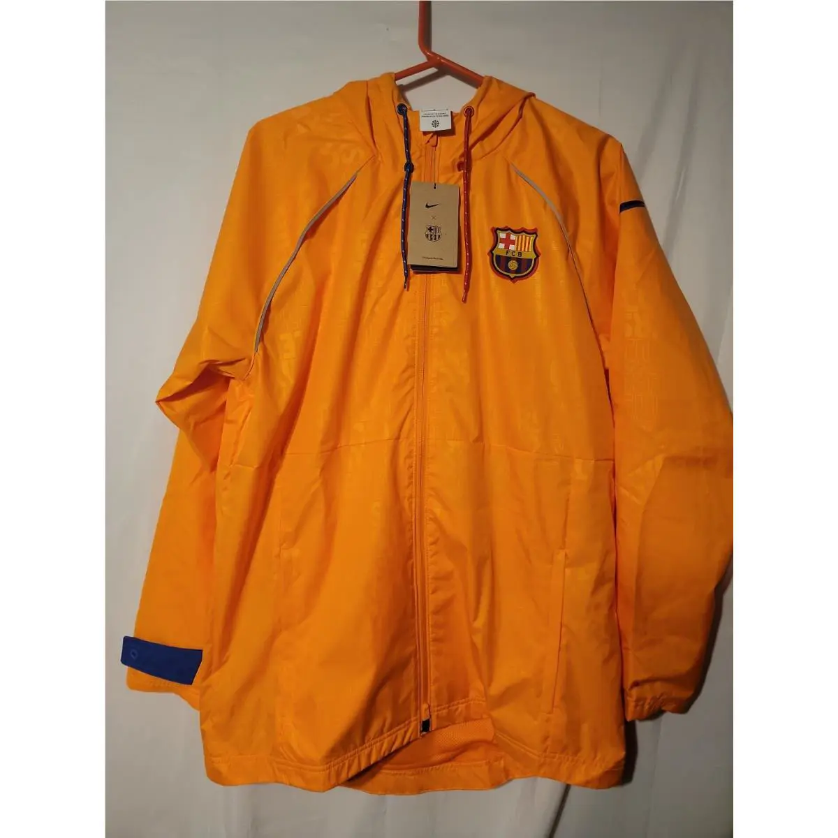 Nike F.c. Barcelona Culers Awf Men Hooded Dri Fit Full Zip Jacket DH7831 Large