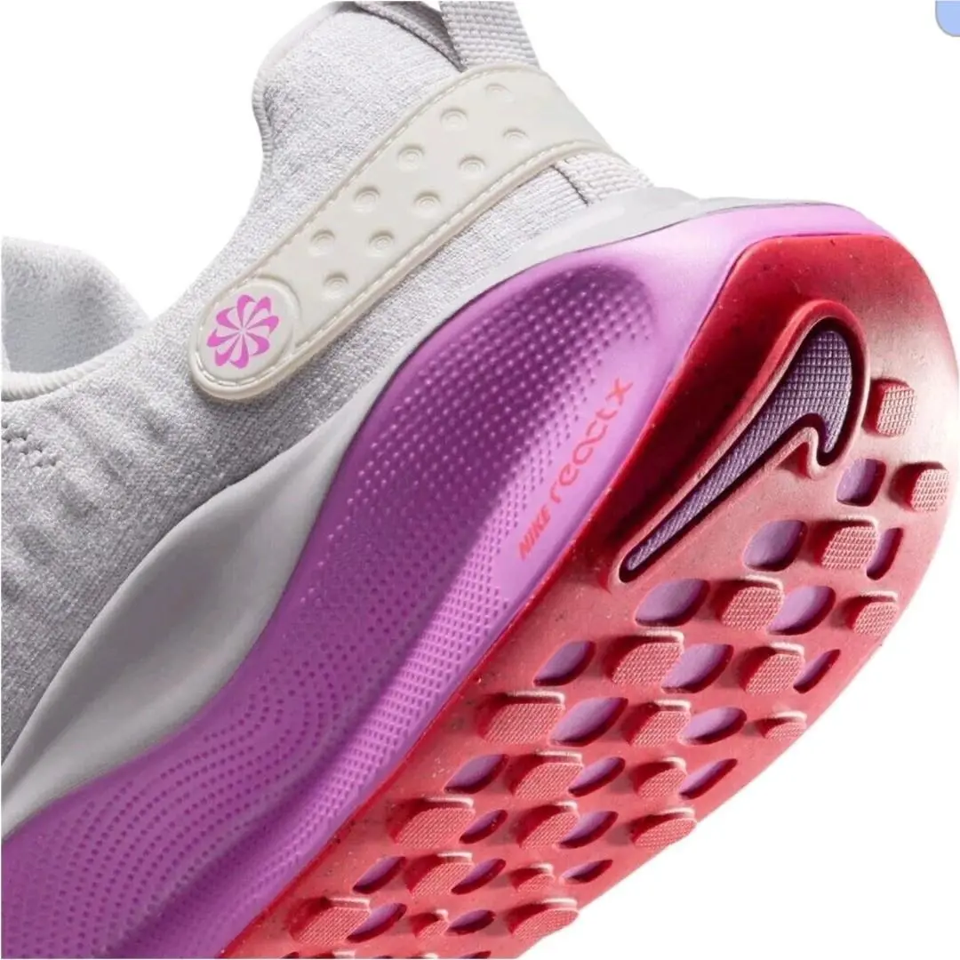 Nike shoes - Nike ReactX Infinity Run 4 - DH2665-011 - Vast Grey/Bright Crimson (UPC: 197602148893) 8