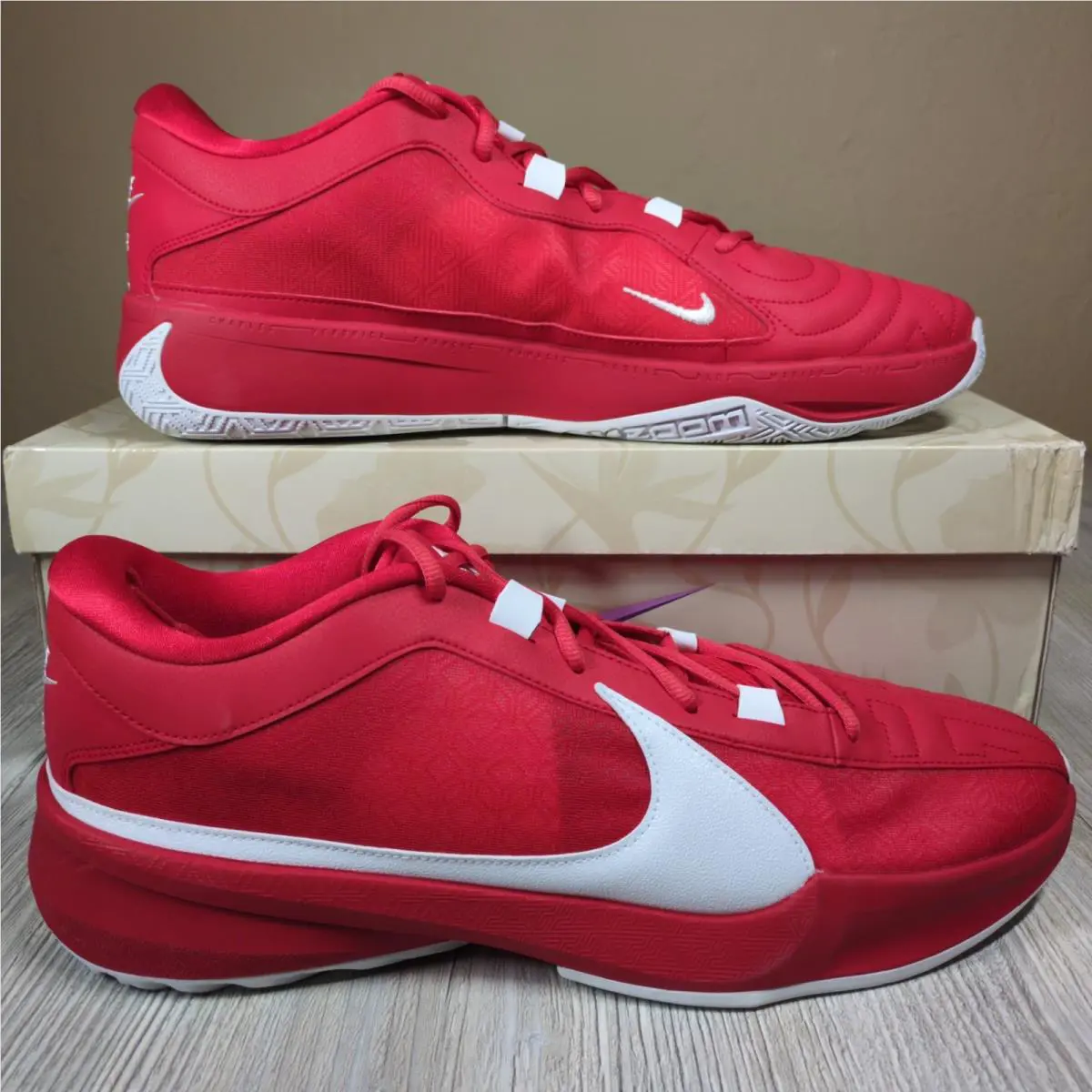 Nike Zoom Freak 5 TB Promo University Red Mens Size 16 FN7089-600