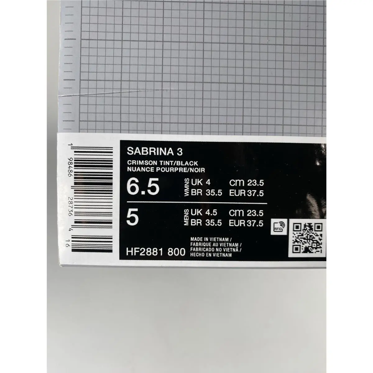 Nike shoes - Nike Sabrina 3 - Sabrina - HF2881 800 - Crimson Tint/Black (UPC: 198486287364) 8