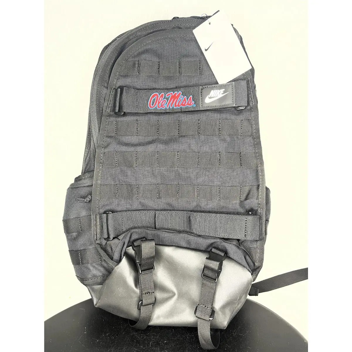 Nike Sportswear Ole Mis Rebels Rpm Backpack Black Bag 26L FD7544-010