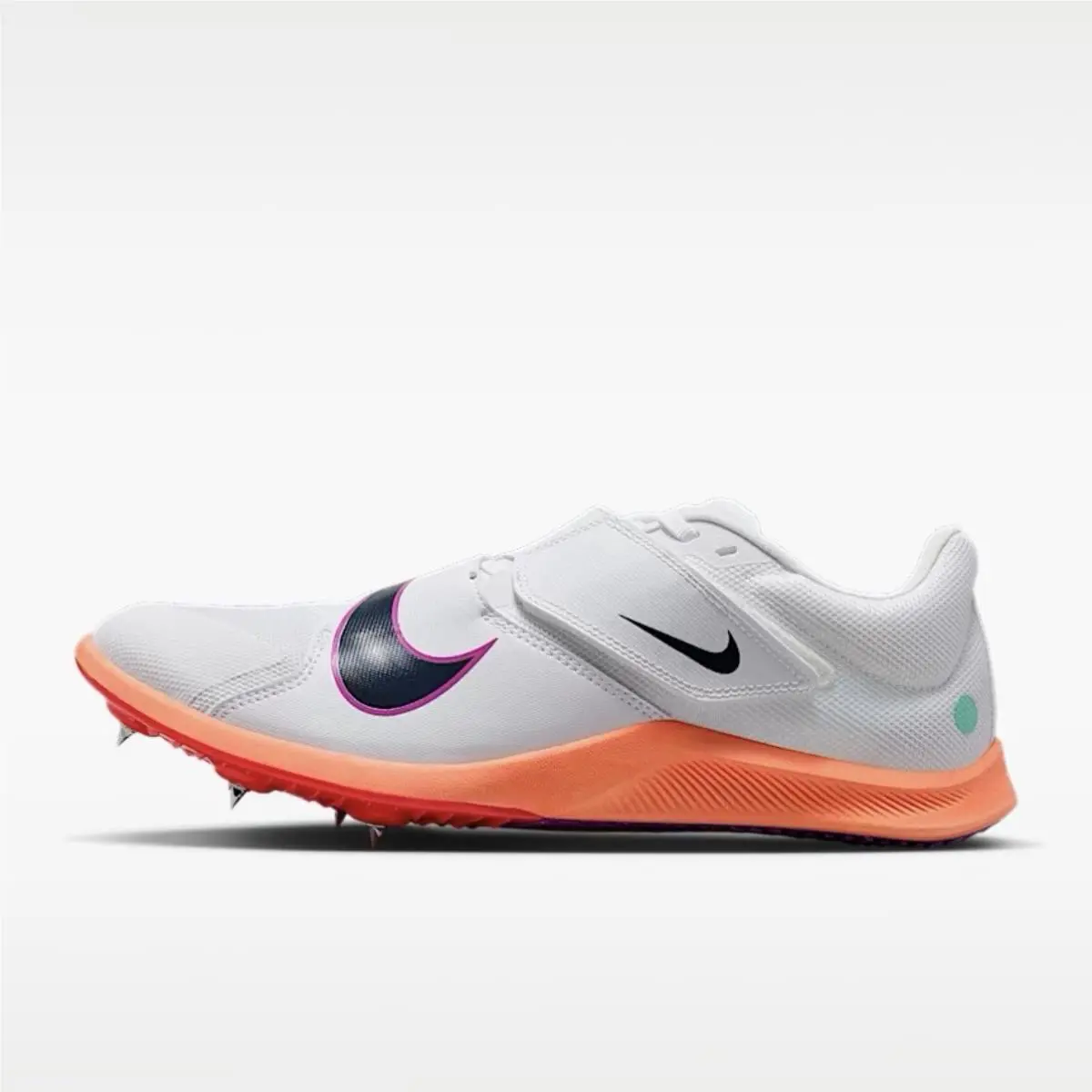 Nike Zoom Rival Jump Spikes White Bright Crimson DR2756-101 Mens 7.5 / Womens 9
