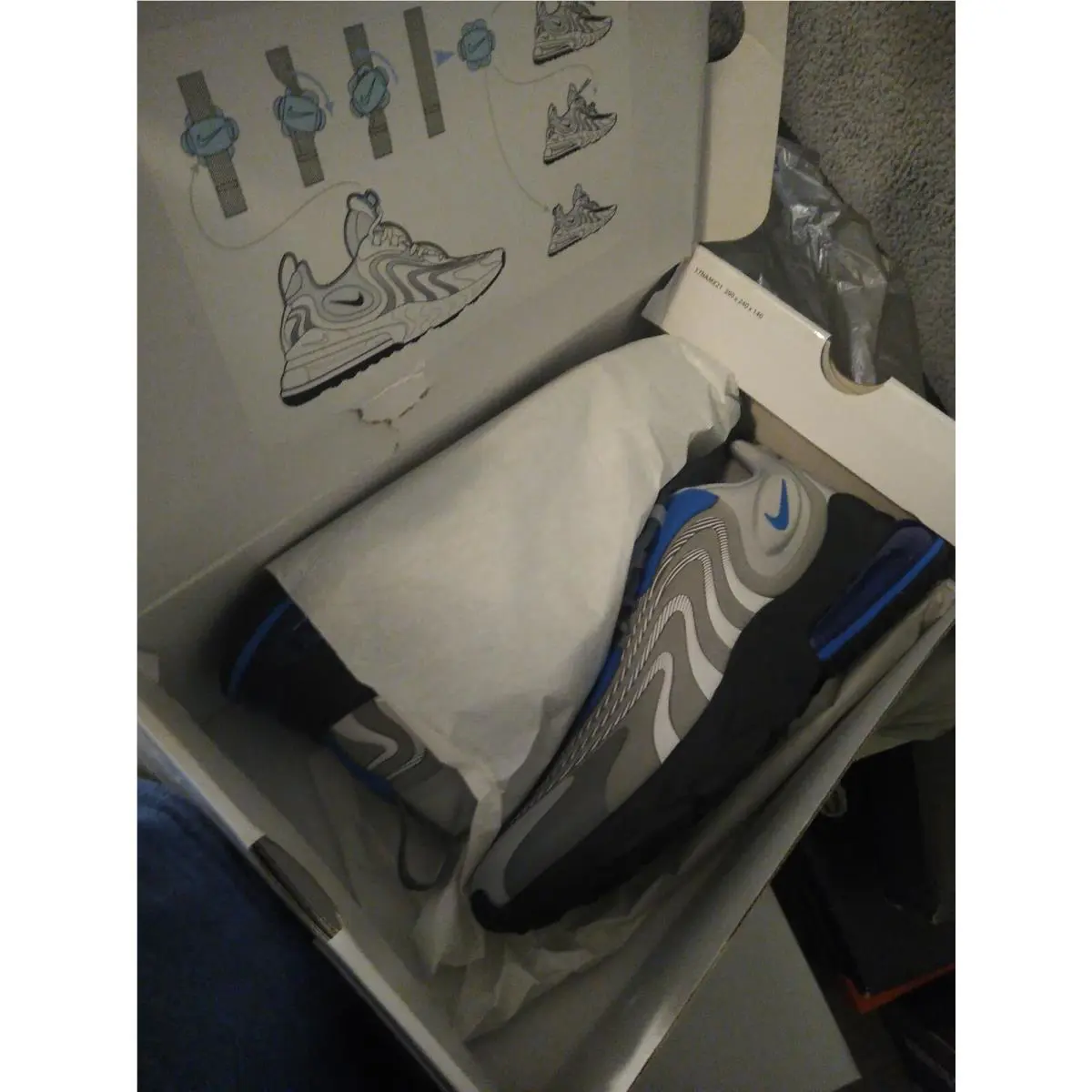 Size 13 - Nike Air Max 270 React Eng Battle Blue 2020