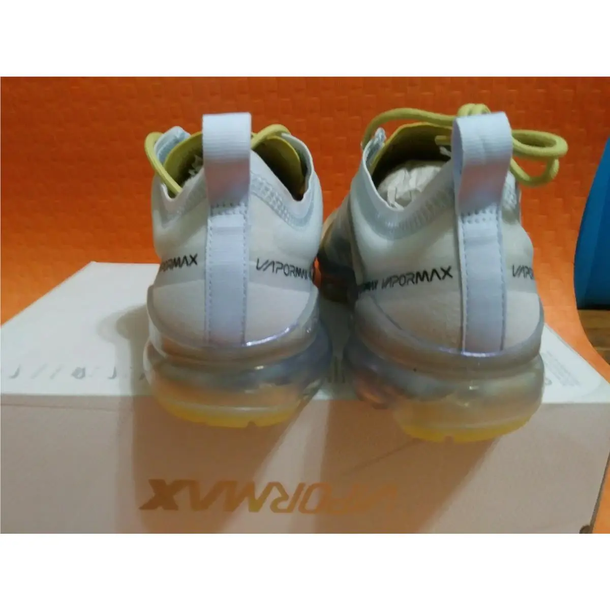 Nike shoes - air vapor max - air vapor max - air vapor max - Celery/Metallic Silver 2