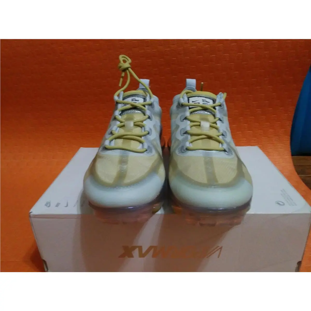 Nike shoes - air vapor max - air vapor max - air vapor max - Celery/Metallic Silver 4