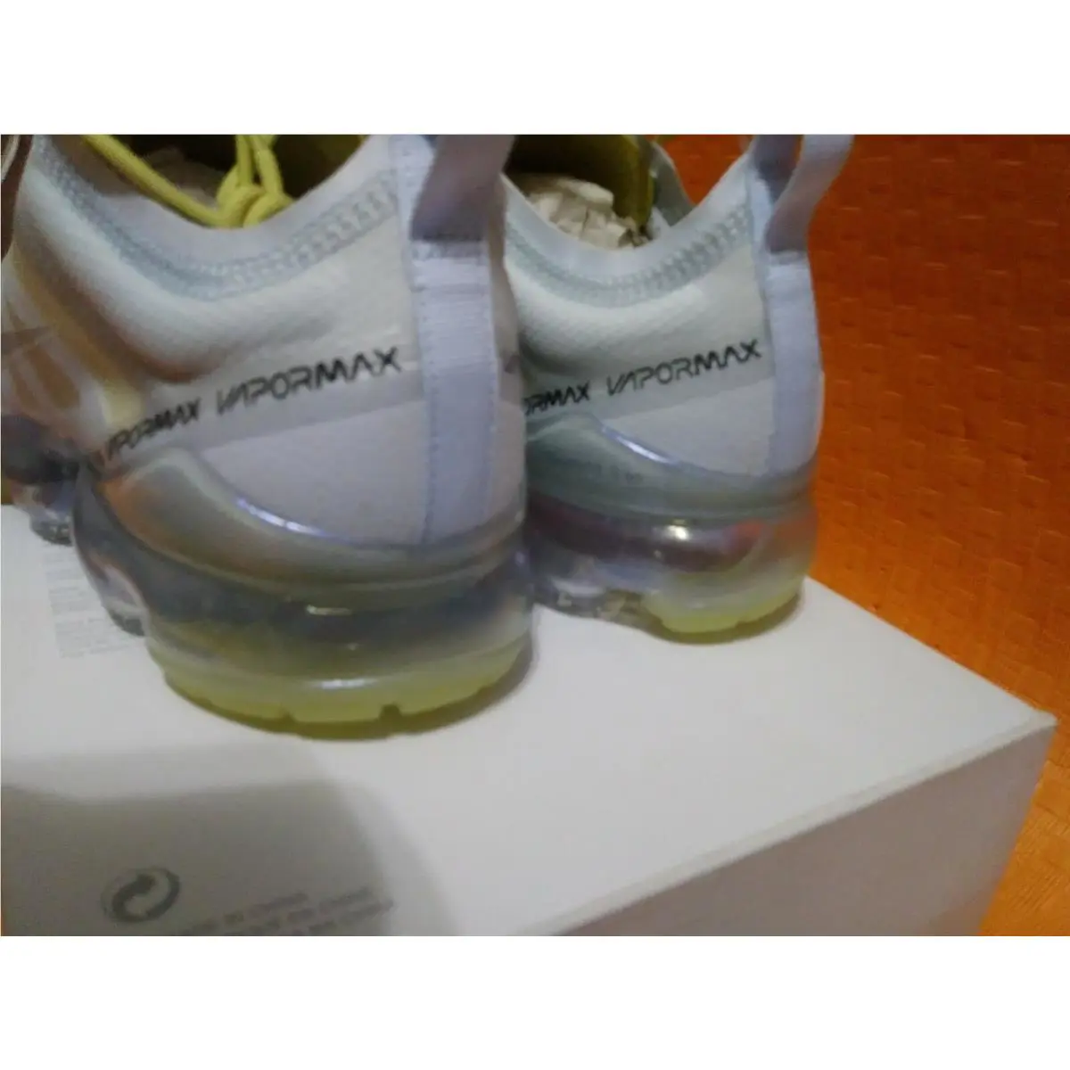 Nike shoes - air vapor max - air vapor max - air vapor max - Celery/Metallic Silver 5