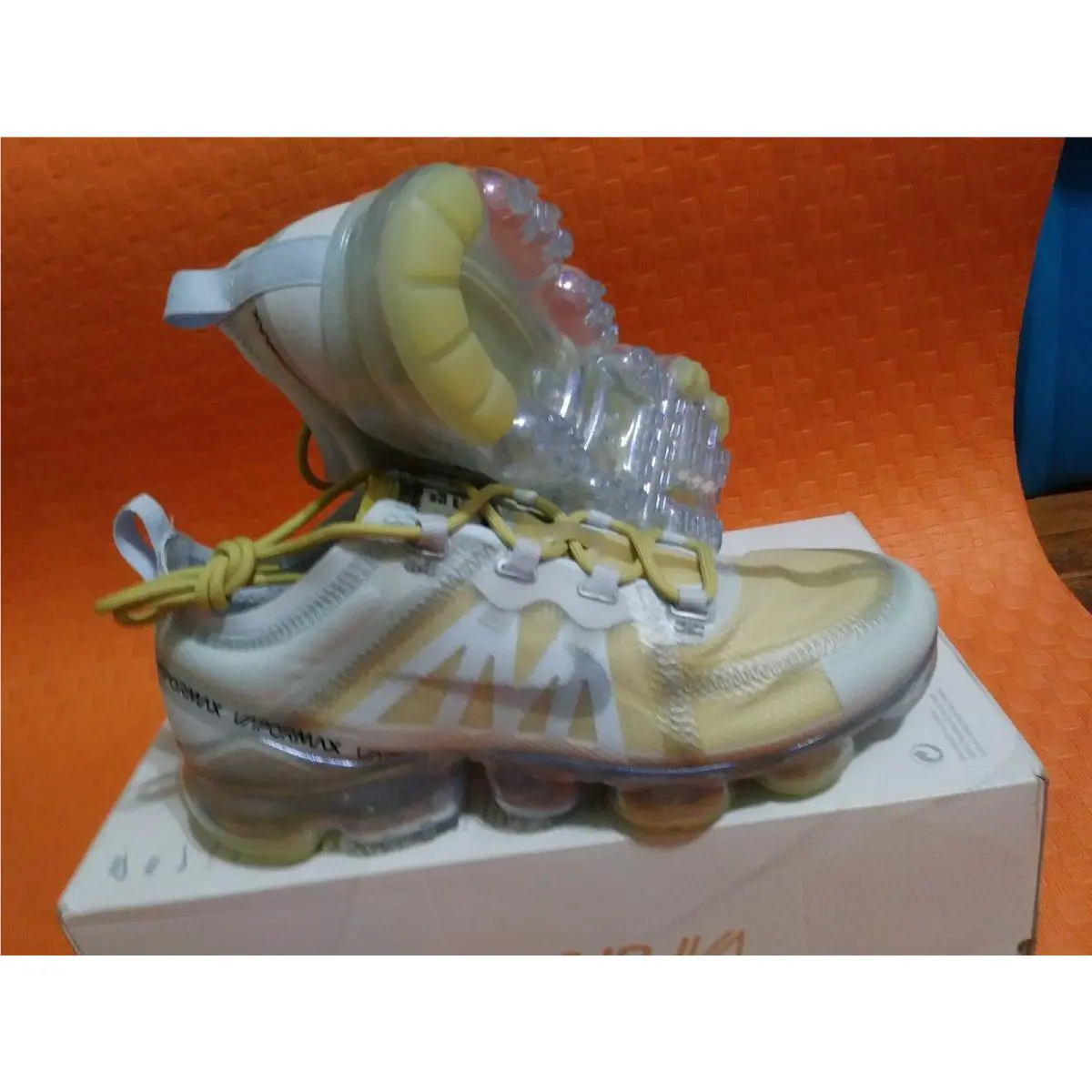 Nike shoes - air vapor max - air vapor max - air vapor max - Celery/Metallic Silver 6