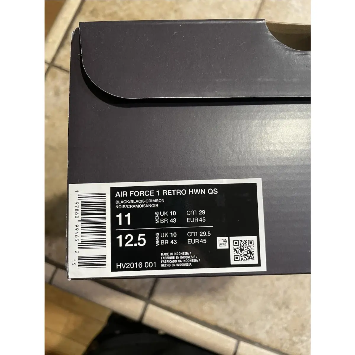 Nike shoes - Nike Air Force 1 - Air Force - Black 5