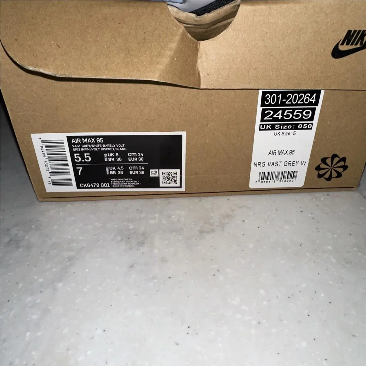 Nike shoes - Nike Air Max 95 - Air Max - Ck6478-001 - Gray 9