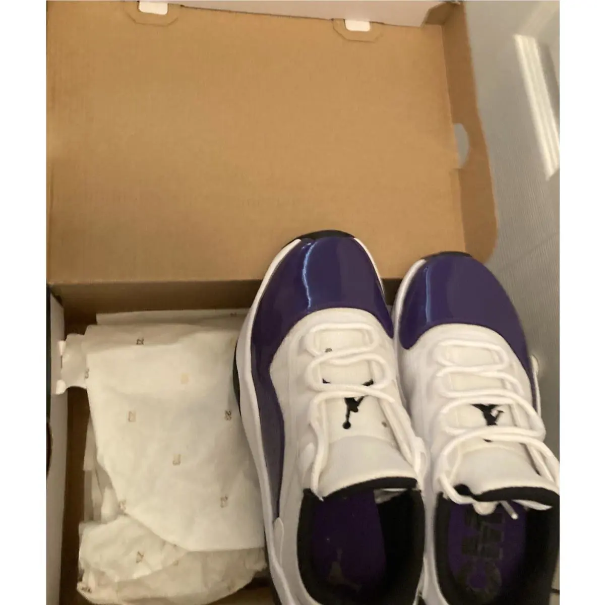 Nike shoes - Air Jordan 11 Low - Air Low - CZ0907-105 - White/Black/Field Purple 6