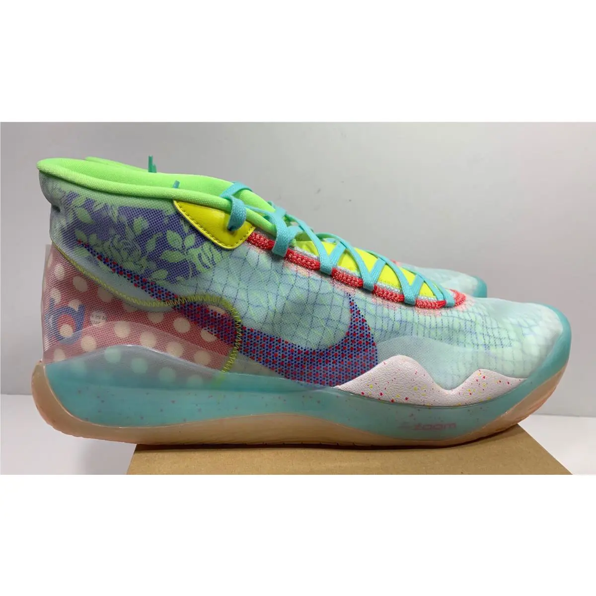 Nike shoes - ZOOM KD 12 NRG - ZOOM NRG - CK1195-300 - TEAL TINT / RED ORBIT - PHOTO BLUE (UPC: 193150897764) 1