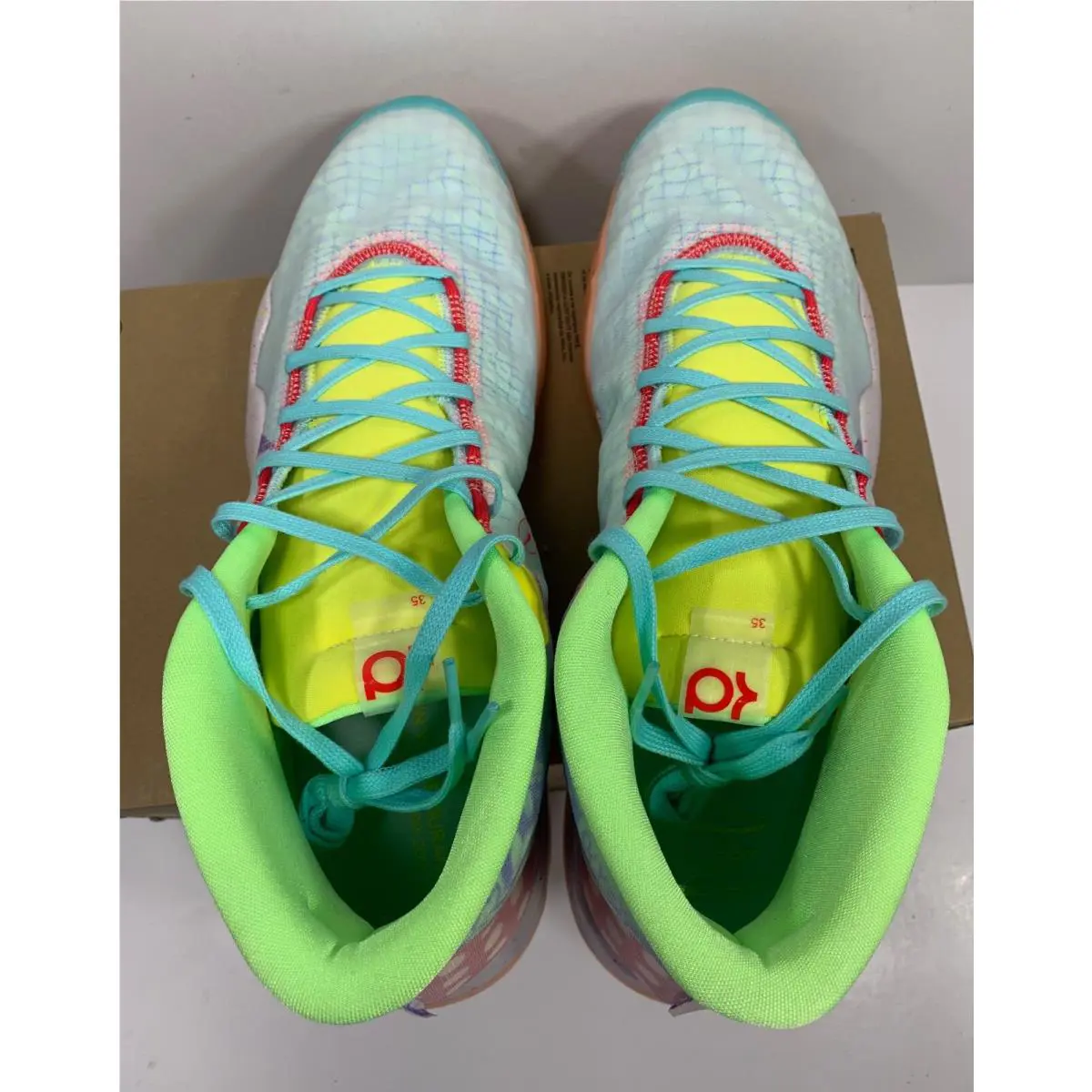 Nike shoes - ZOOM KD 12 NRG - ZOOM NRG - CK1195-300 - TEAL TINT / RED ORBIT - PHOTO BLUE (UPC: 193150897764) 6