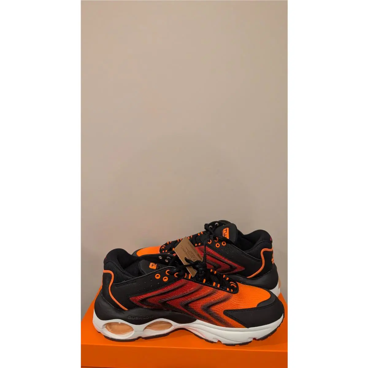 Nike shoes - Nike Air Max TW - Air Max - Black/Total Orange/Summit White/Gym Red 0