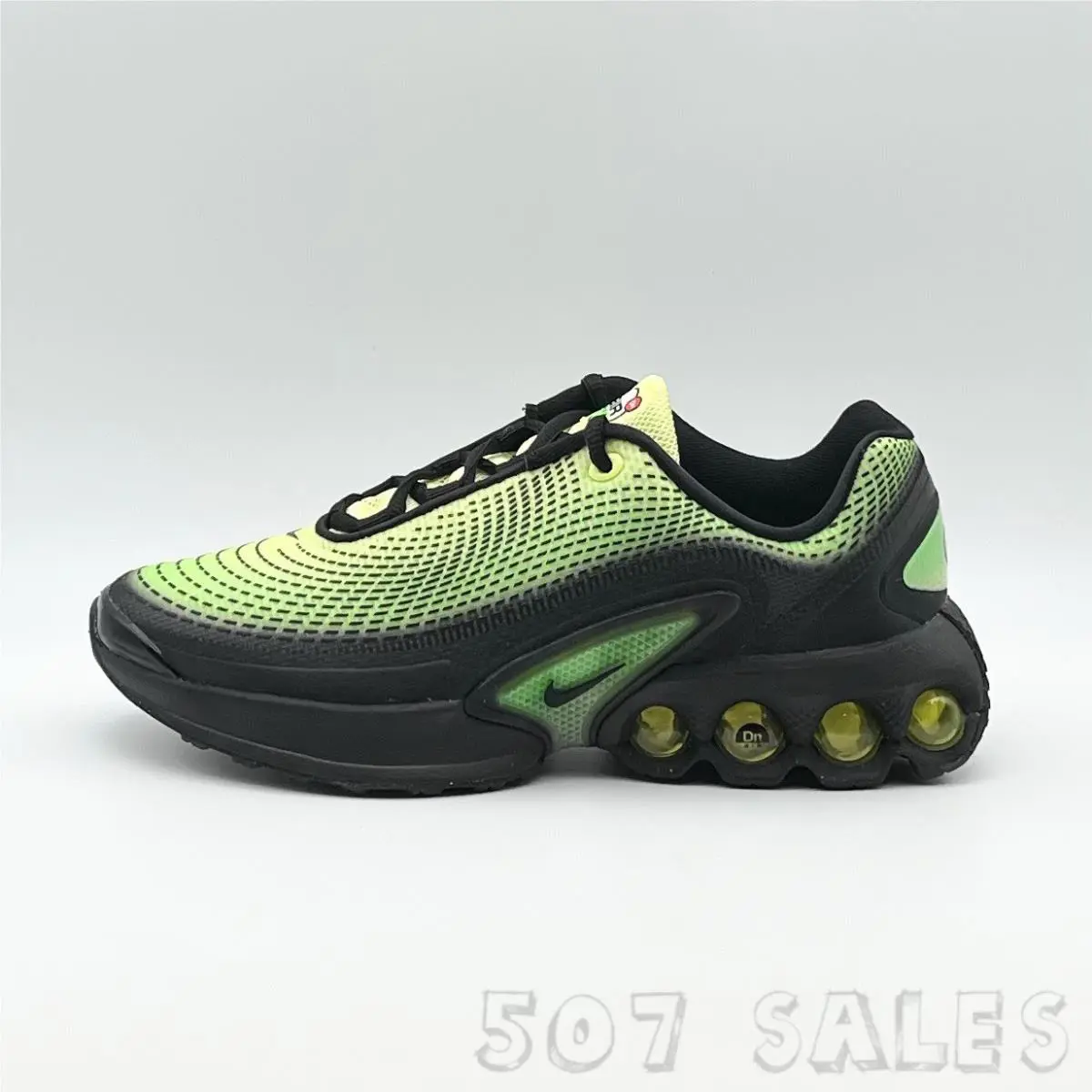 Nike Air Max DN GS Light Lemon Twist Black HV5257-700 - Size 4