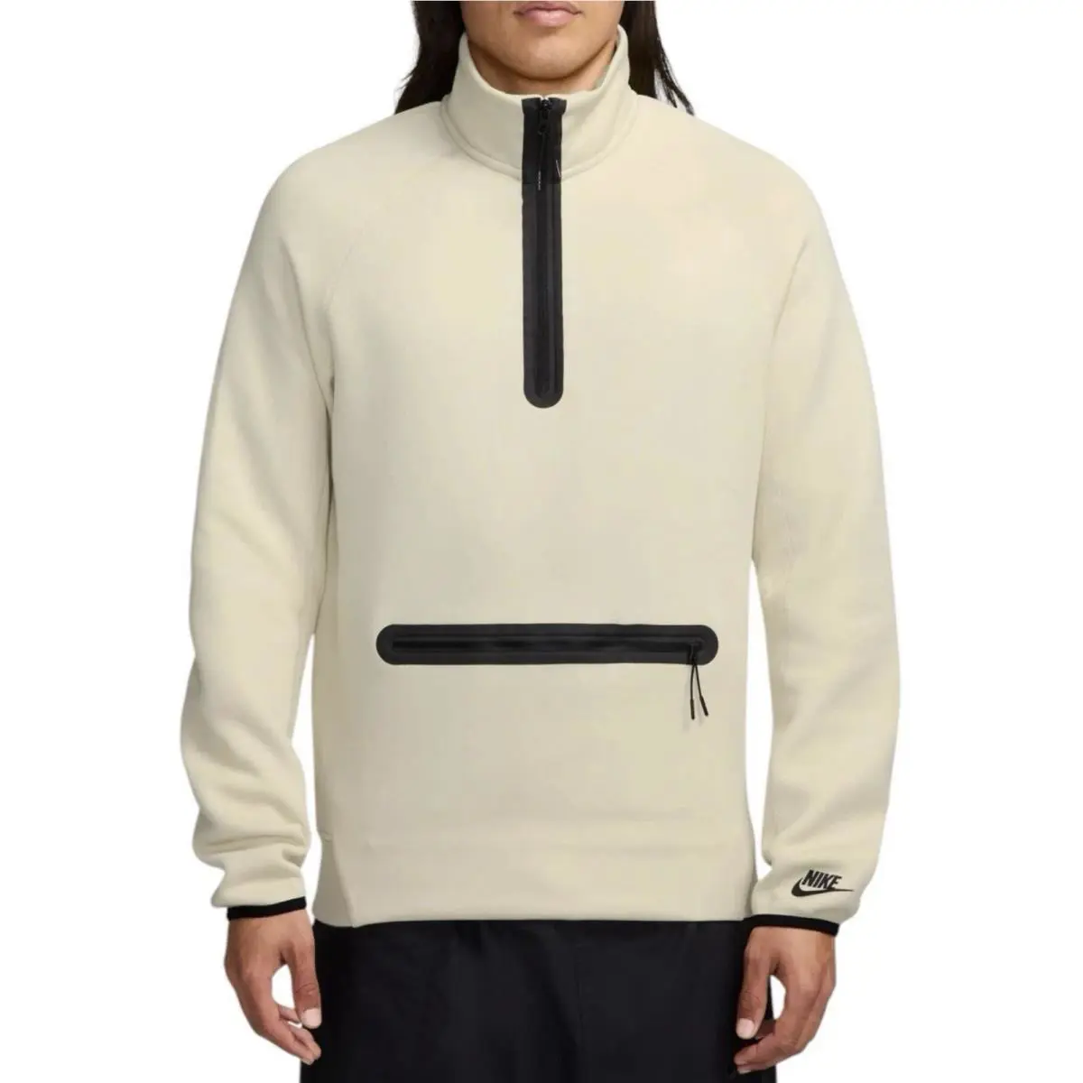 Nike Nsw Tech Fleece 1/2 Zip Pullover Coconut Sweatshirt Men’s 2XL FB7998-234