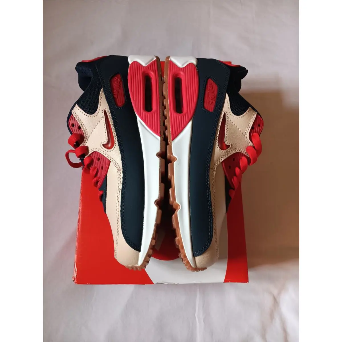 Nike shoes - Nike Air Max 90 - Air Max - CJ0611-101 - Red 2