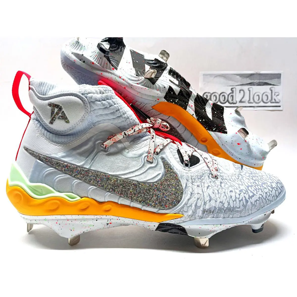 Nike Alpha Huarache Nxt PE Baseball Cleat Grey/black Size Men`s 13 HF5576-001