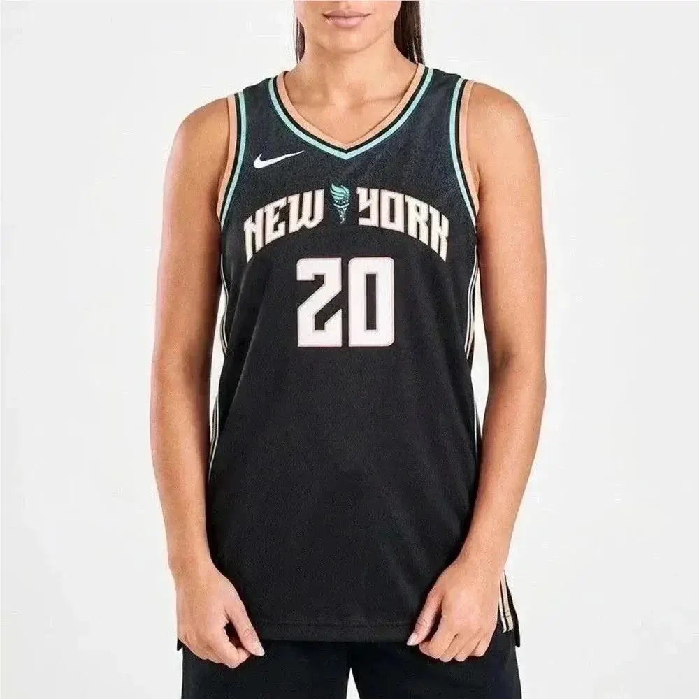 Nike York Liberty Sabrina Ionescu 20 Explorer Edition Jersey Black Womens M
