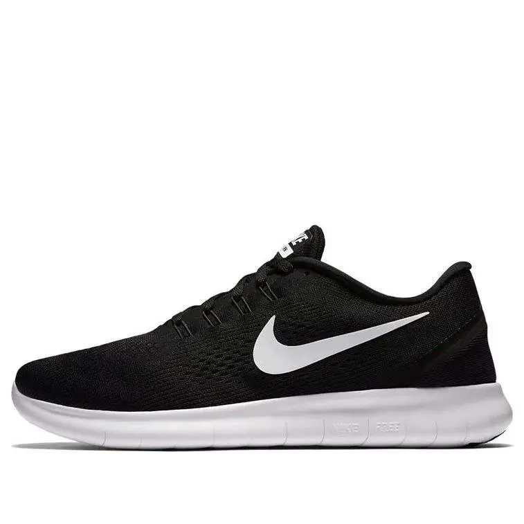 Nike Men`s Free RN - Running Shoes - Size 6.5 - Black / White - 831508-001