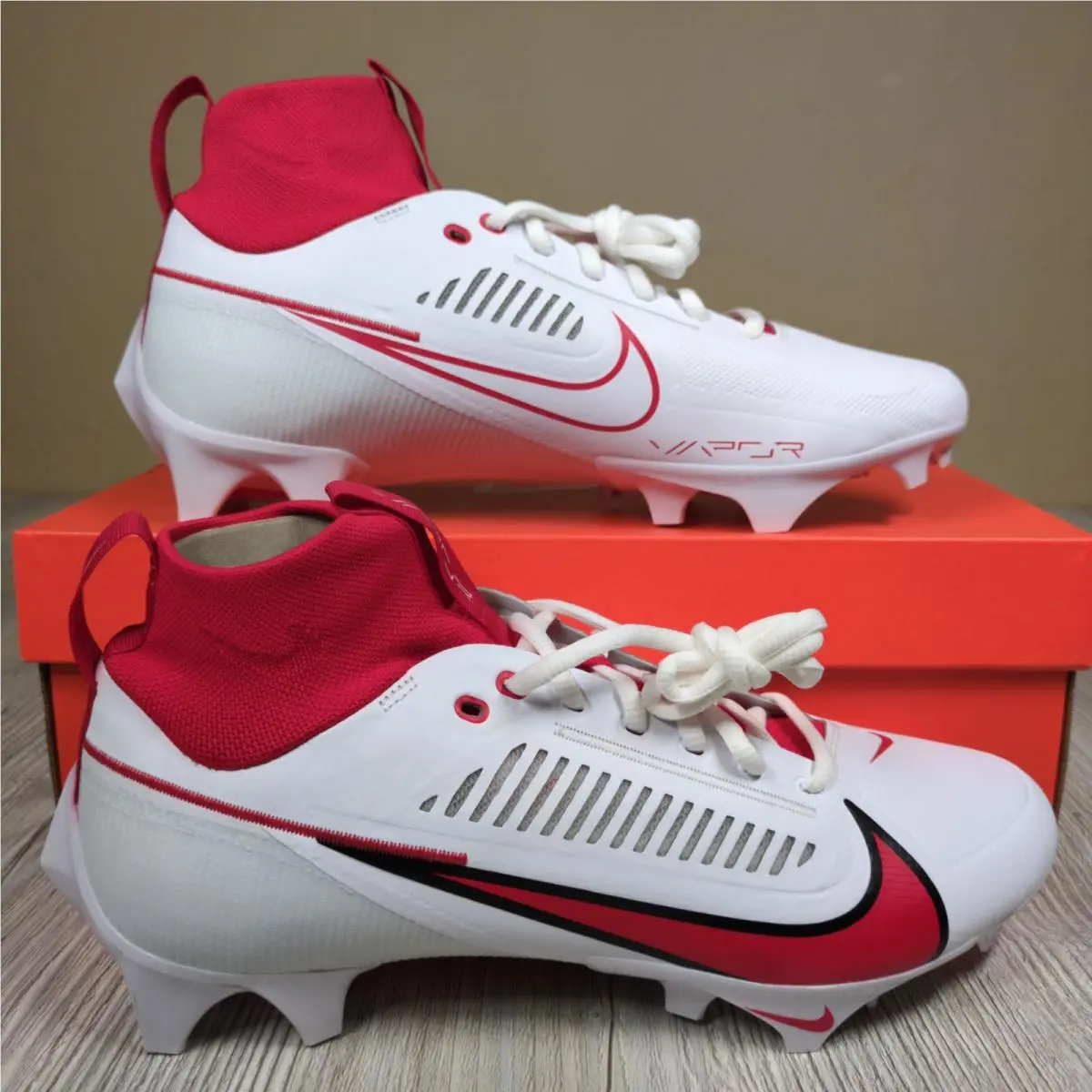 Nike Vapor Edge Pro 360 2 White/red Mens Size 9 FN7759-106