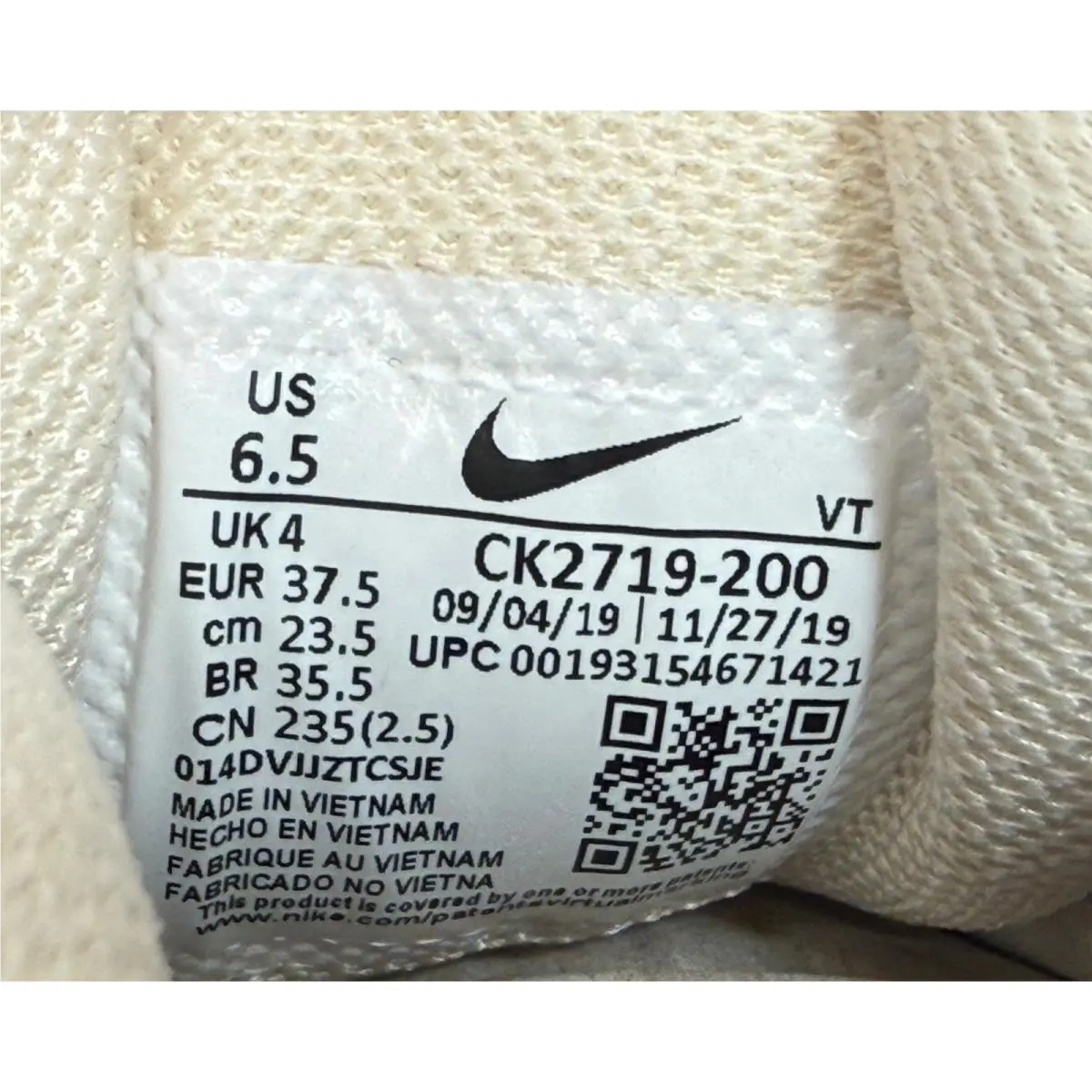 Nike shoes - Nike Air VaporMax 360 - Air VaporMax - Ivory 6