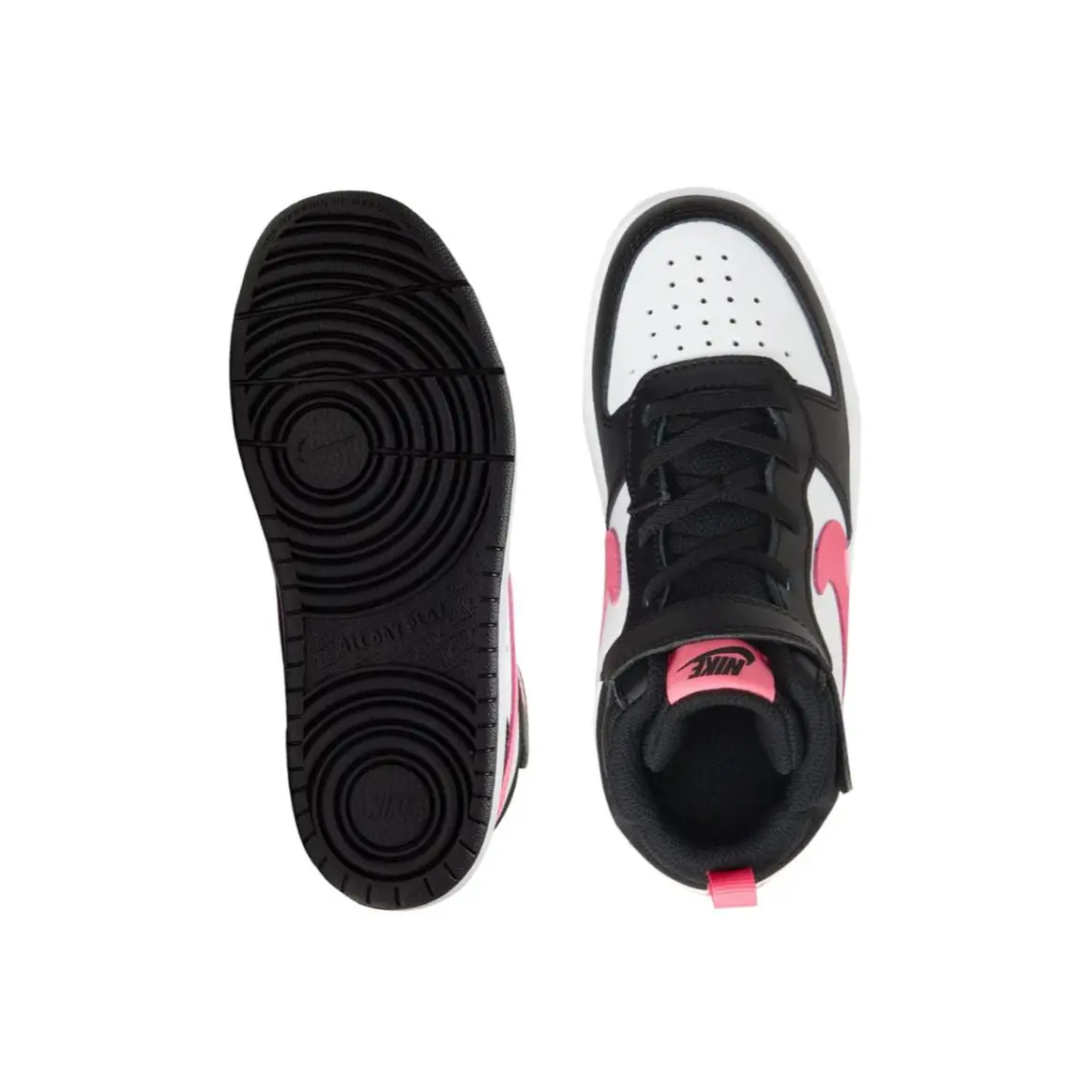 Nike shoes - Nike Court Borough - Court Borough - White/Black-Fierce Pink 2