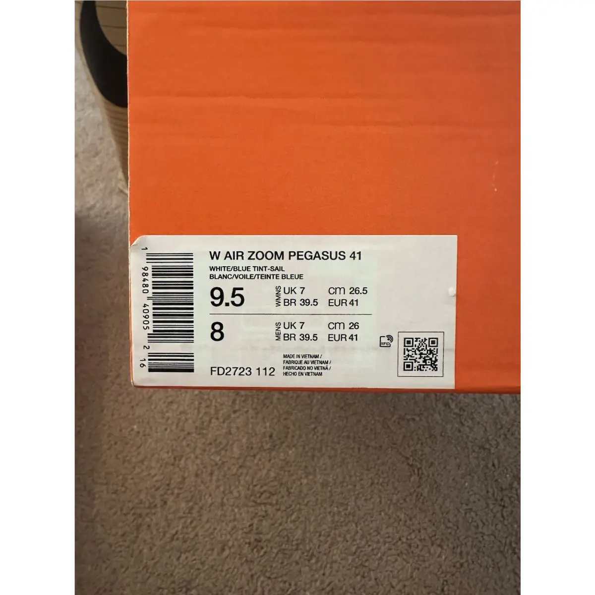 Nike shoes - Zoom Pegasus 41 - Zoom Pegasus - FD2723-112 - Blue Tint 7
