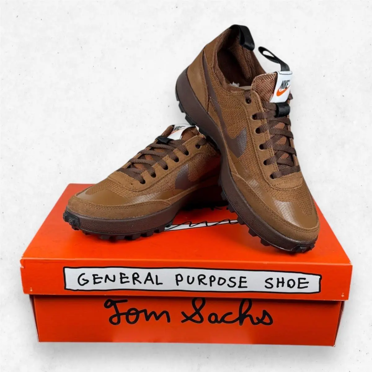 Tom Sachs x Nike General Purpose Shoe Gps Pecan Brown Wmns 6.5