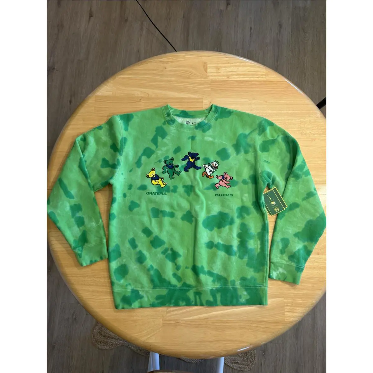 Nike Grateful Duck Tie-die Crew-neck Men’s Sweatshirt Size Small