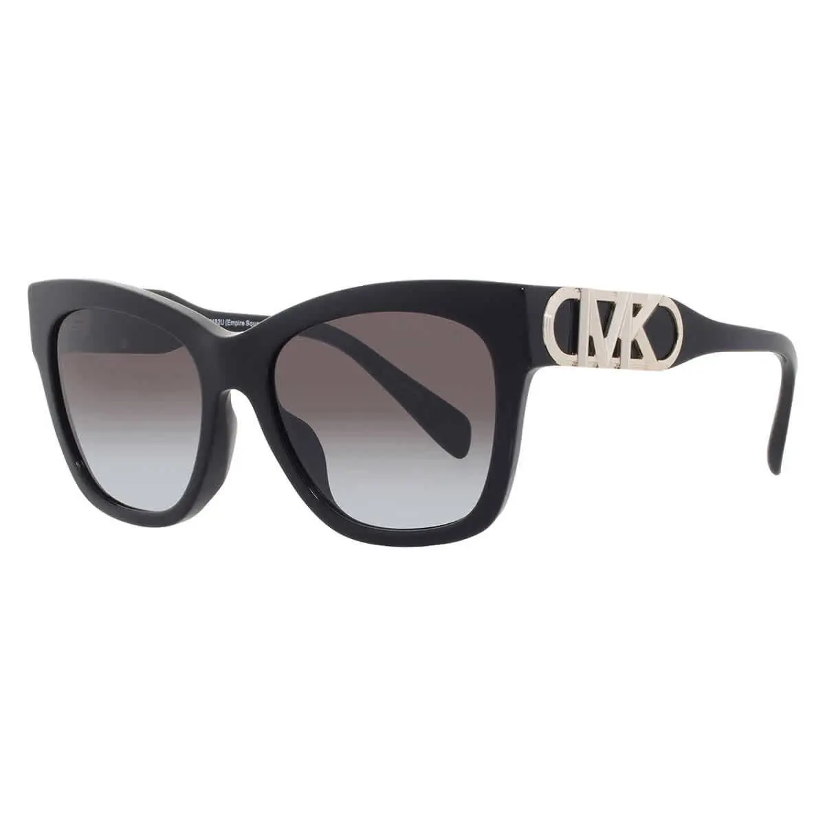 Michael Kors Empire Square Grey Gradient Butterfly Ladies Sunglasses MK2182U - Black, Frame: Black, Lens: Grey