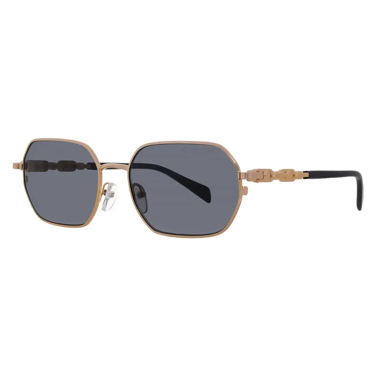 Michael Kors Saint Martin Dark Grey Geometric Men`s Sunglasses 0MK1165 189687 57