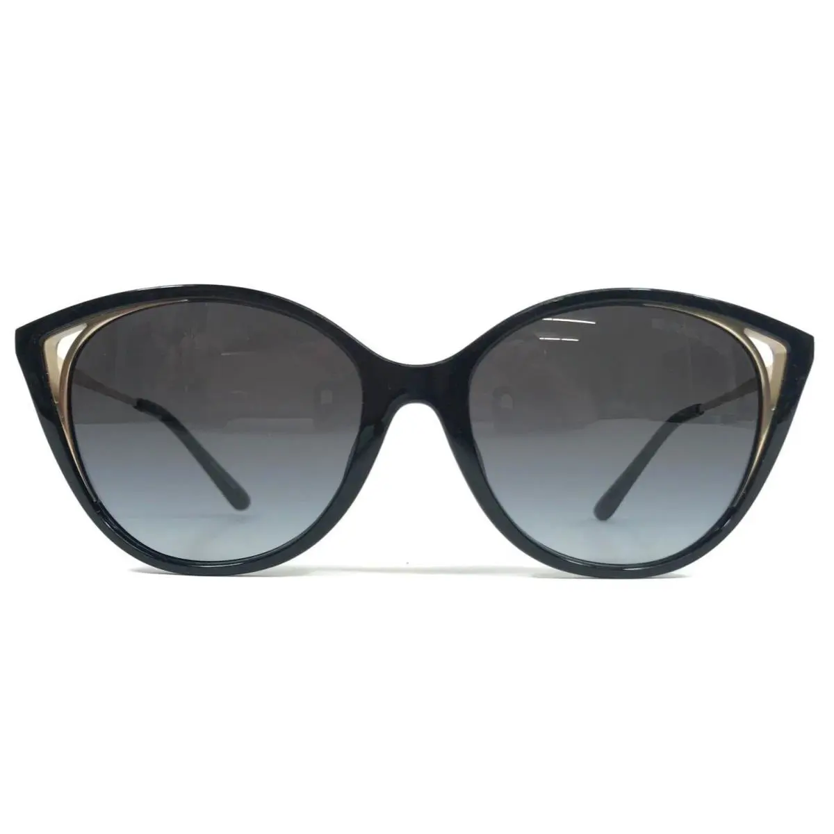 Michael Kors Sunglasses MK2152U Alexandria 30058G Black Gold with Gray Lenses