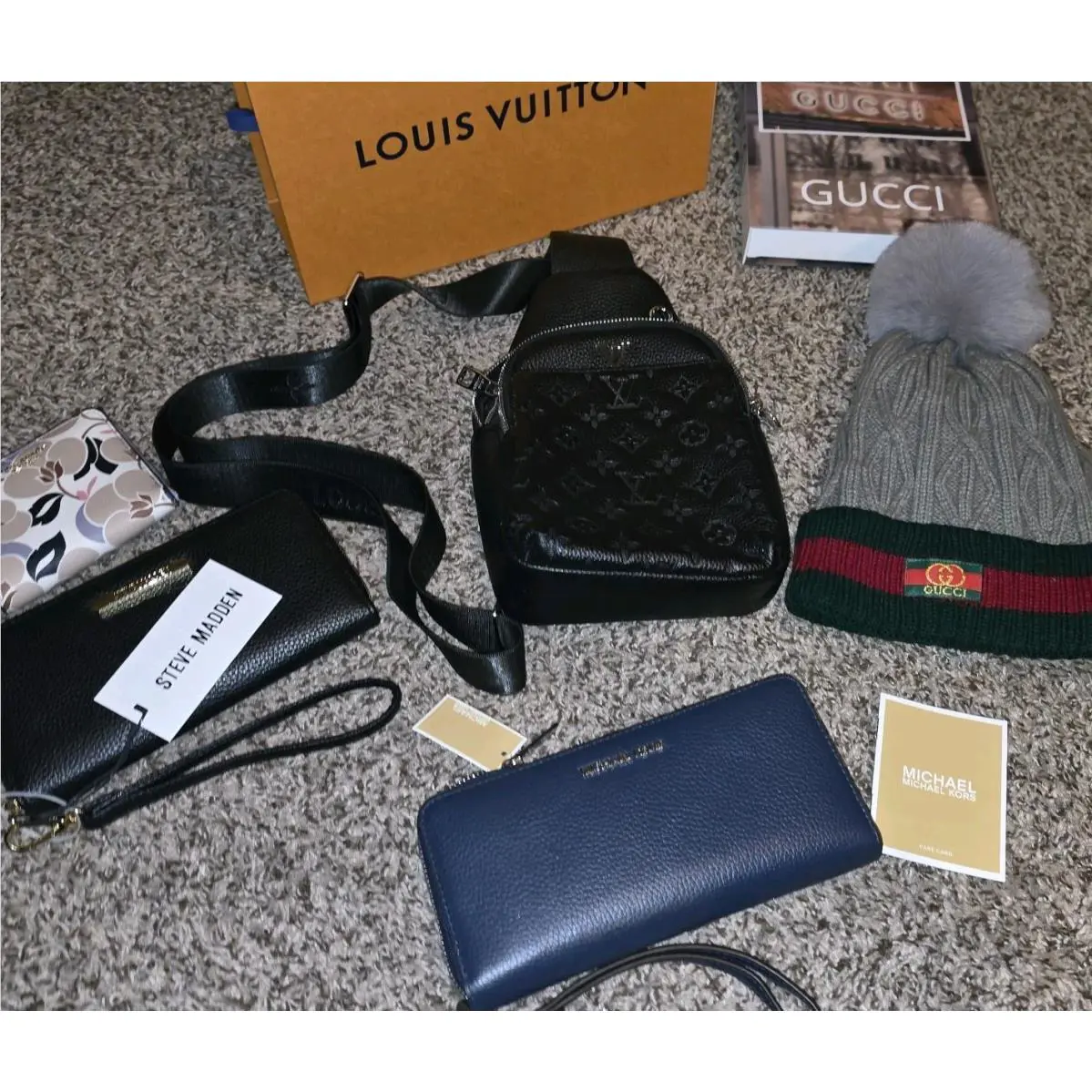 Womens Handbag Wallet Clutch Bag Lot Michael Kors : Kate Spade : Steve Madden