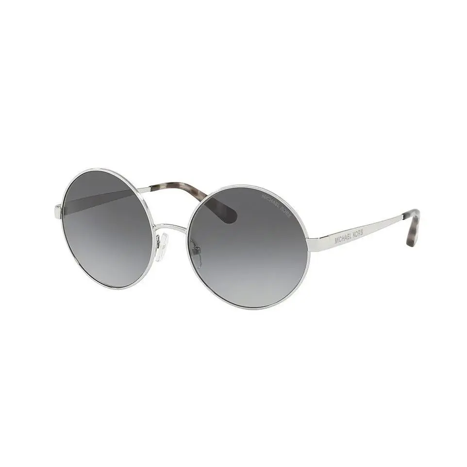 Michael Kors Unisex Sunglasses MK5020 100111 Round Silver Gray
