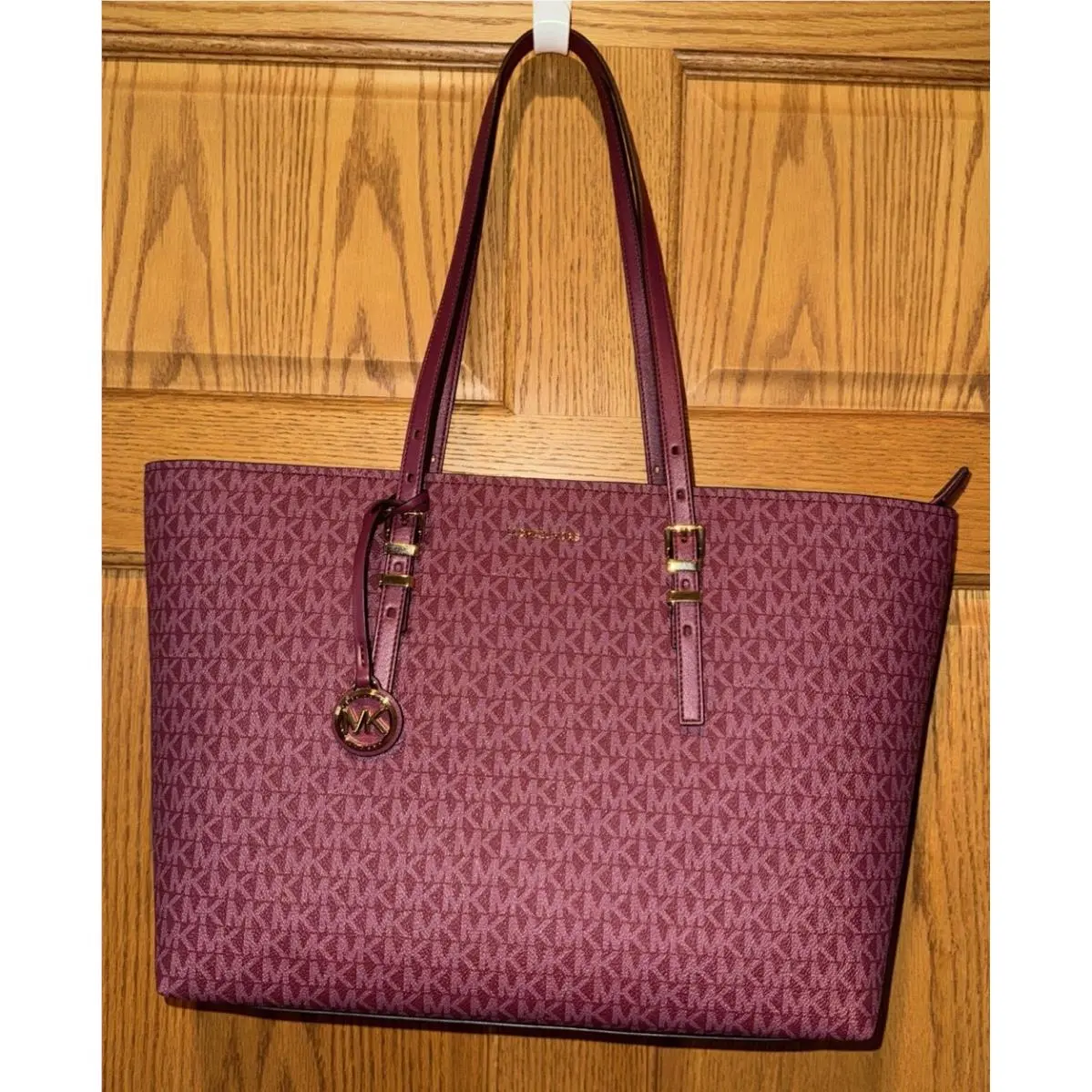 Mulberry Signature Quinn Large Logo TZ Tote Bag 30T5GQNT9V 17x11x4” by Michael Kors