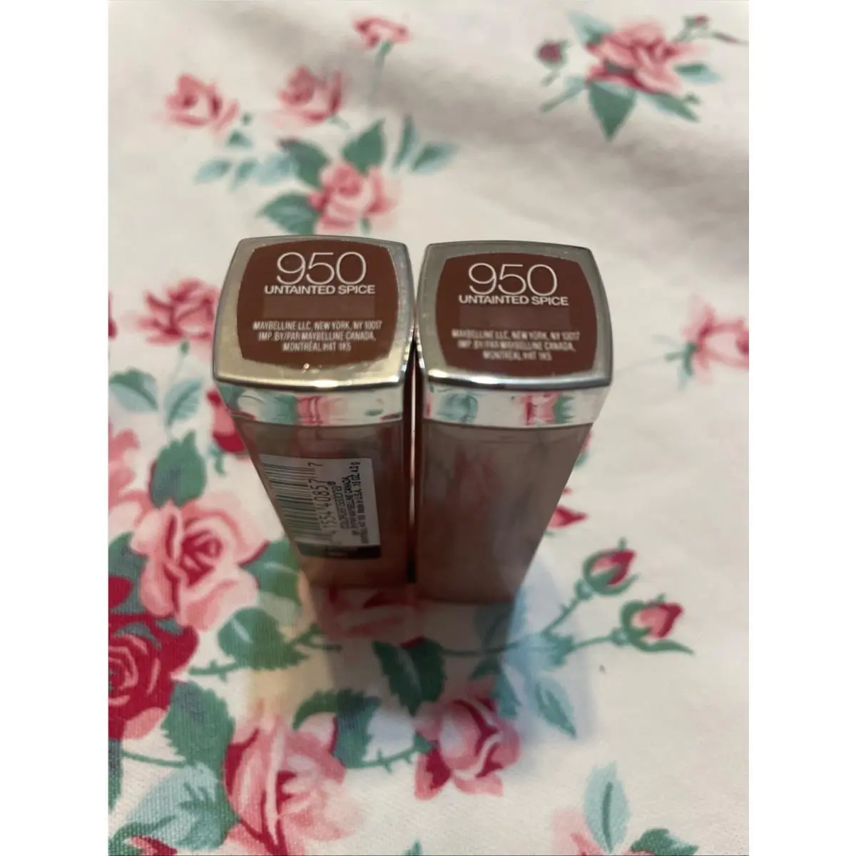 2 Maybelline 950 Untained Spice Color Sensational Lipstick Disc Hot Shade
