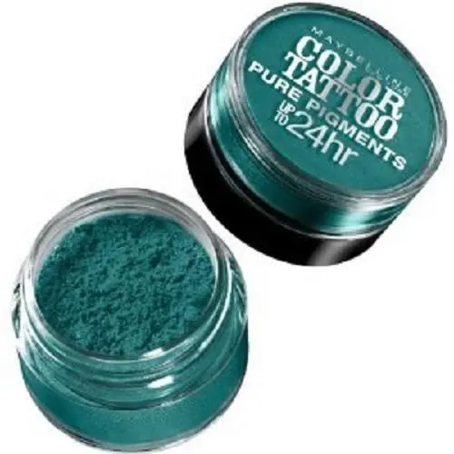 2 Pack Maybelline New York Eye Studio Color Tattoo Pure Pigments Never Fade Jade
