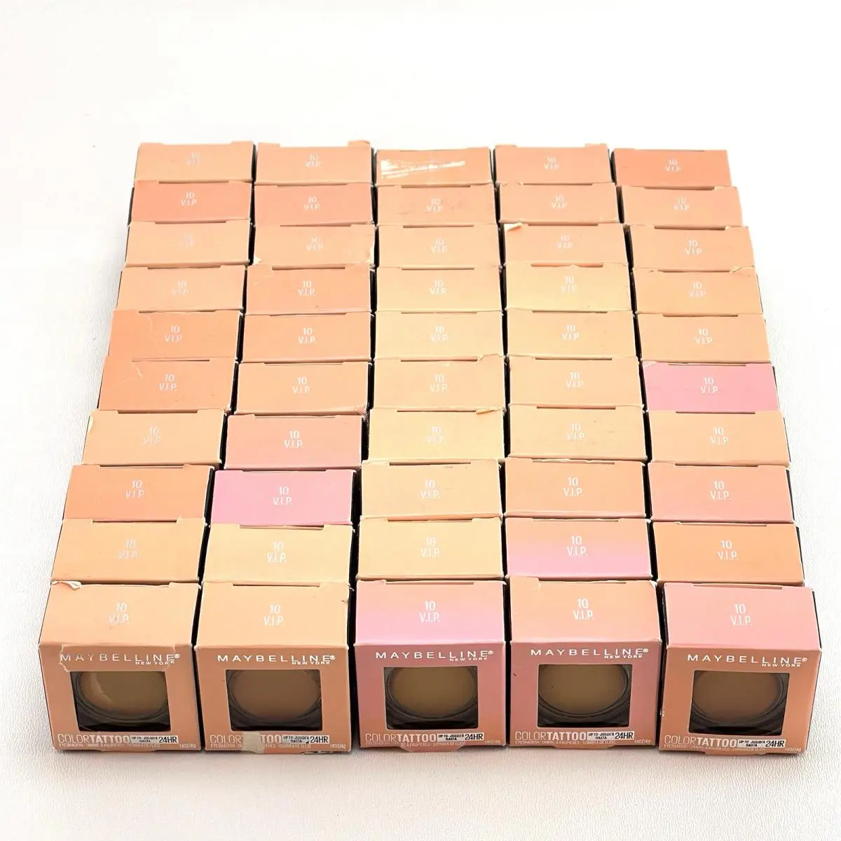 Maybelline Color Tattoo 24 Hour Eye Cream 10 V.i.p. - Lot of 50