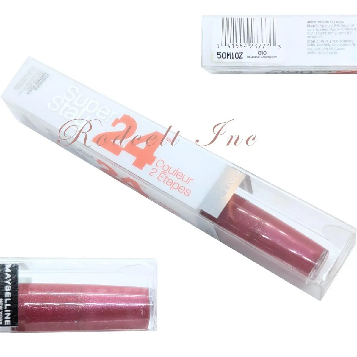 1 - Maybelline 010 Reliable Raspberry Superstay 24 2-Step Lip Color Lipstick
