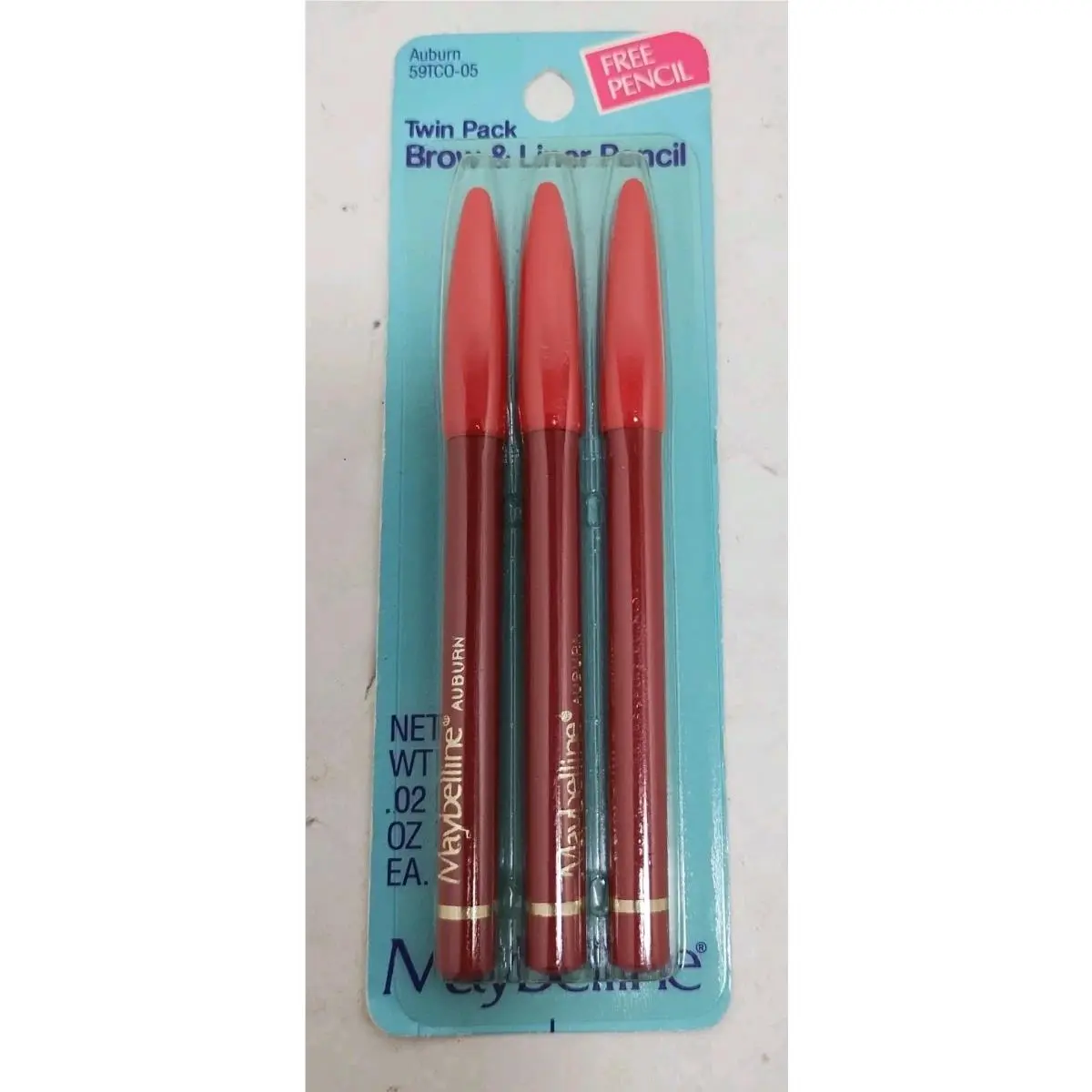 Maybelline Eyes Brow Liner Pencil Auburn 59TCO-05 3 Pack